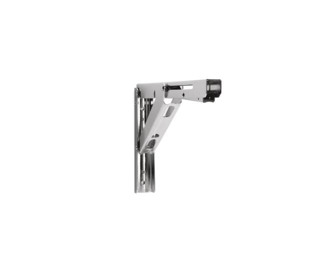 Konsole RVS gepolijst inklapbaar 307mm, hoogte 165mm