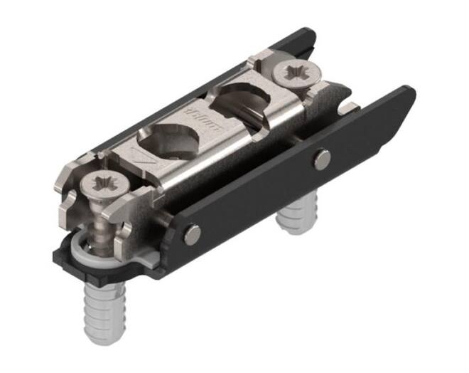 Montageplaat CLIP, 3mm, EXPANDO Onyx zwart