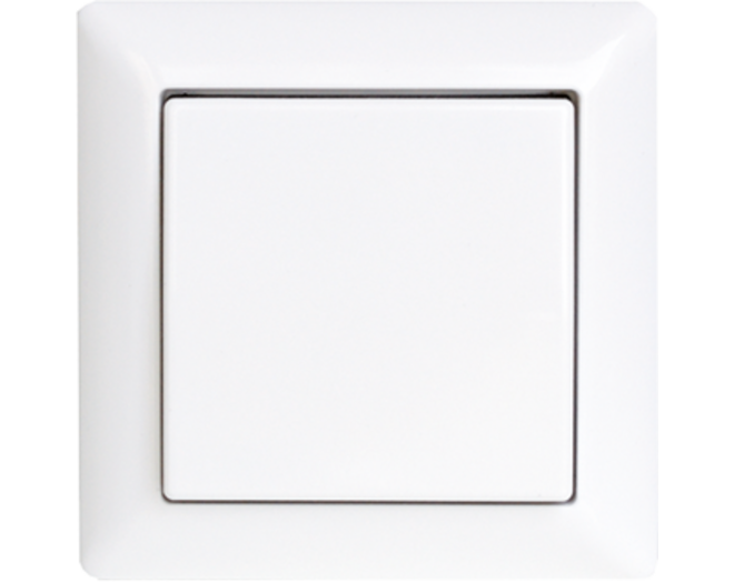 Jung externe pulsdrukker incl afdekraam en knop wit