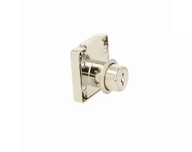 Oplegslot 850 sluiting KA E03, vernikkeld, cilinder vast