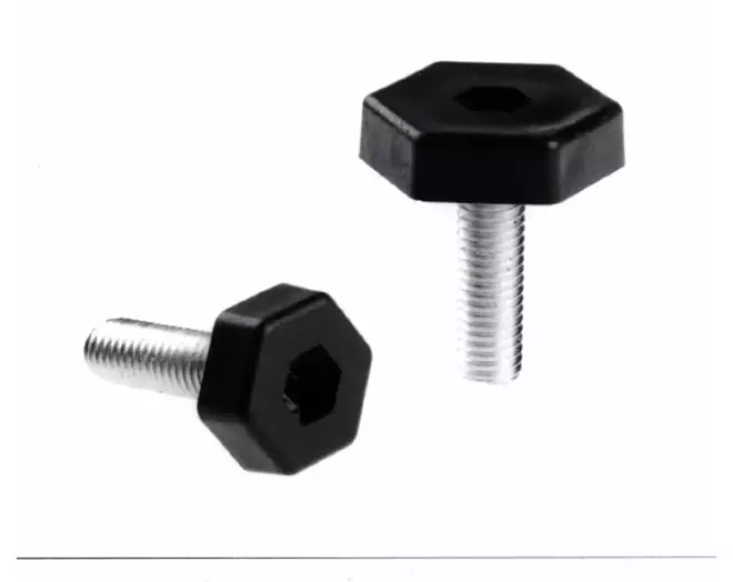 Stelvoeten LS 20/M8x20 met 15mm draad, voethoogte 11mm