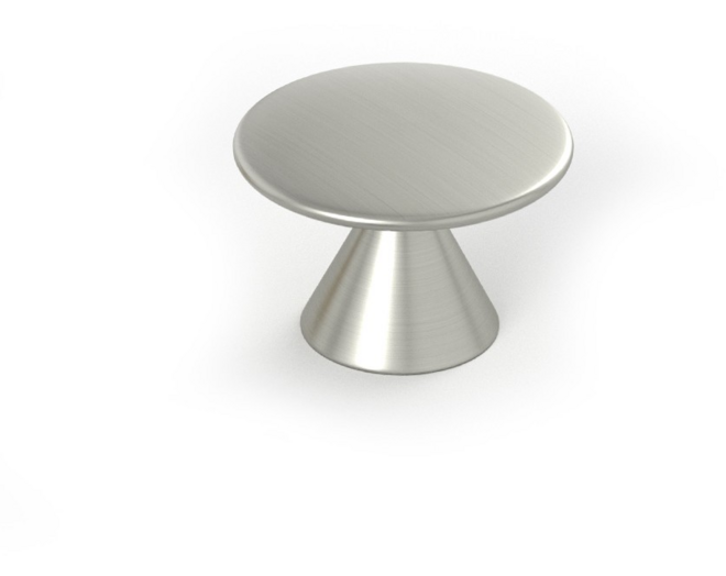 Jashaak DIABOLO geborsteld nikkel diameter 60mm, 35mm hoog