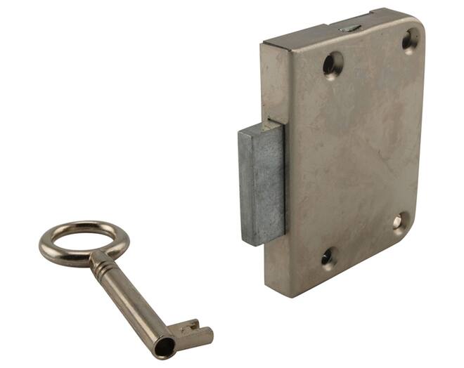 Oplegslot vernikkeld 15mm, L/R/Lade, 3 vergrendelingen