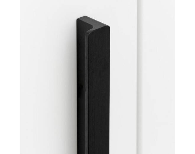 Greep Elan 20x160x200mm Mat zwart geborsteld
