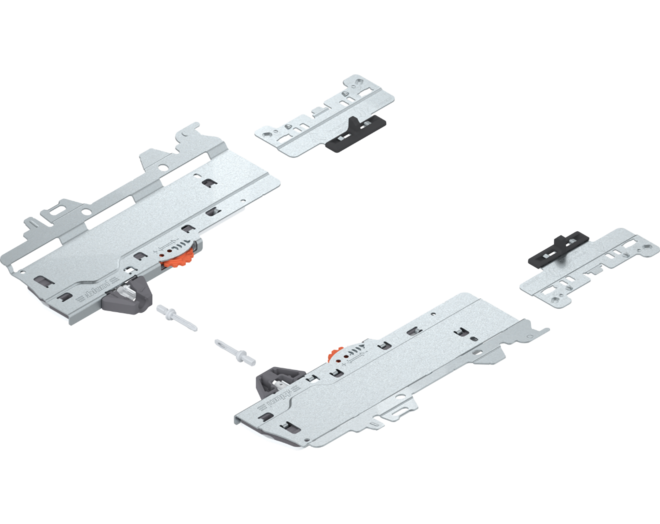 Tip-on Blumotion set Merivobox 10 kg NL 270-300mm
