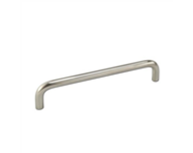 Greep 10x128mm recht, RVS geborsteld, totale lengte 138mm