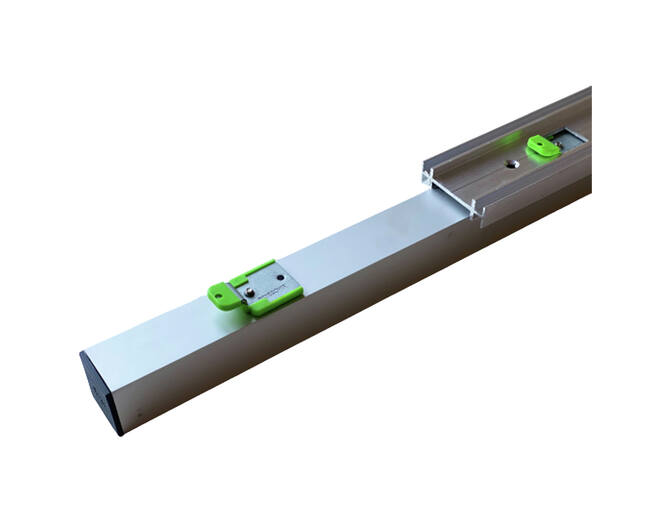 Spaceship Pocket bovenrail, lengte 2050mm, aluminium