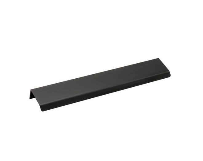 Greep mat zwart, h.o.h. 128mm, totale lengte 200mm