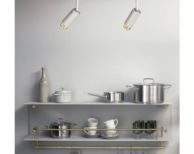 Hanger Shelf/Stone/Brass