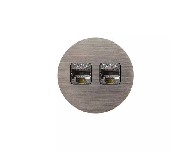 Rond 2.0 Data port  2 Keystones- t.less - canon de fusil lig