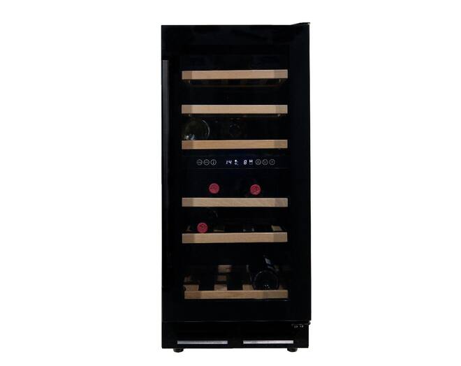 Vinata Wijnklimaatkast Premium, vol glazen deur, 32 Flessen