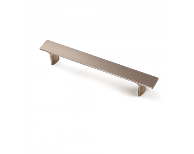 Greep JAZZ geb. nikkel 204x25x29mm, hartmaat 160mm