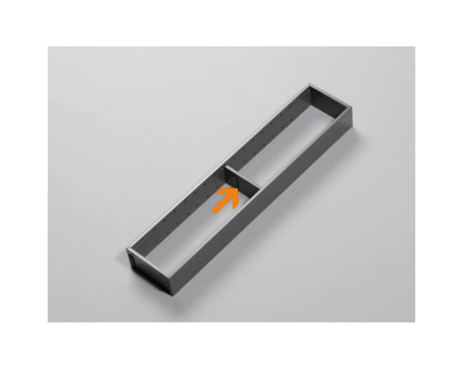 Verdeelstuk voor vakindeling LEGRABOX B 100 mm, D = 50 cm