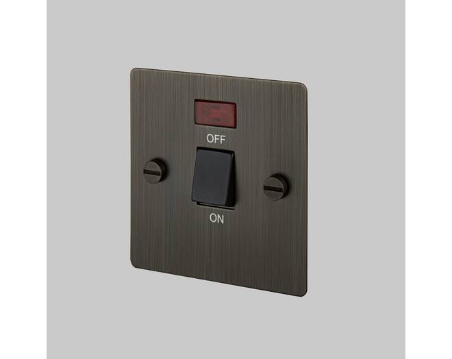 20A Dp Switch w/ Neon - Smoke