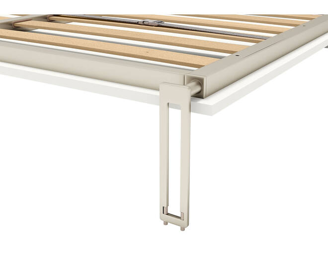 Opklapbed horizontaal 4,162x202cm, matras 160x200cm
