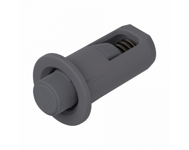 Veerdemper 5mm tbv SERVO-DRIVE Kleur: R7037 donkergrijs
