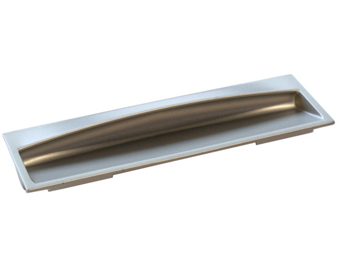 Komgreep buitenmaat 171x52mm mat chroom, hoogte 20mm