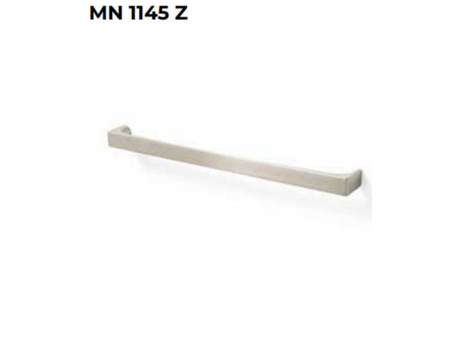 Greep 104x28x16mm mat nikkel glanzend, hartmaat  96mm