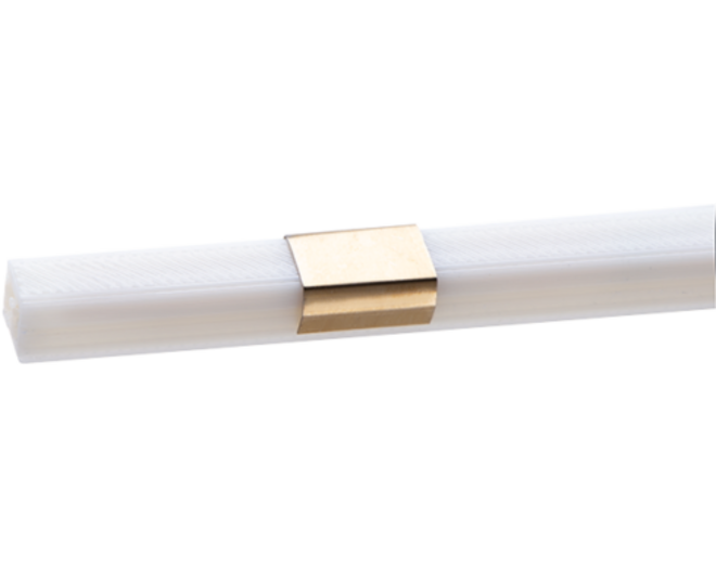 APEX-79 7x9mm met eindkapjes inbouw profiel lengte: