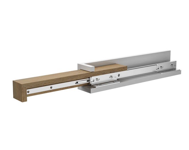 ALIANTE Werktop geleider 1000mm, 759mm uittrekbaar, 90kg
