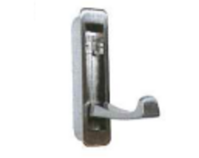 Jashaak mat chroom gelakt, scharnierend, 80x20mm, infrees