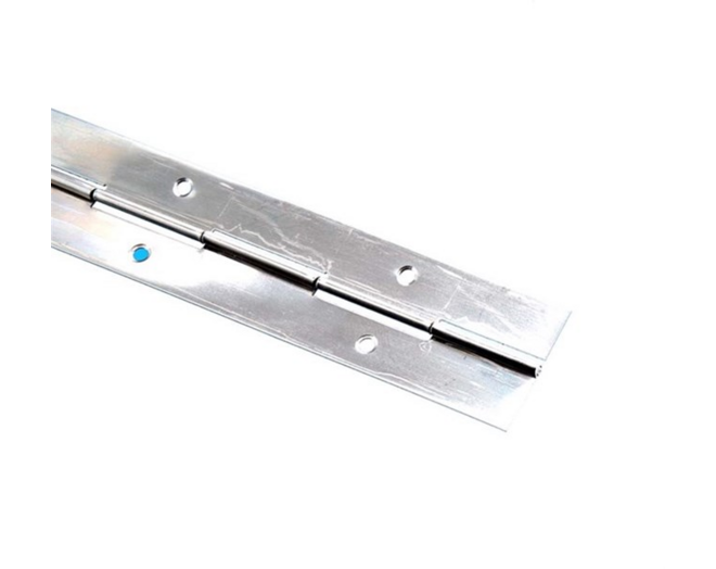 Pianoscharnier 40mm vernikkeld dikte 0.7mm, lengte 1500mm