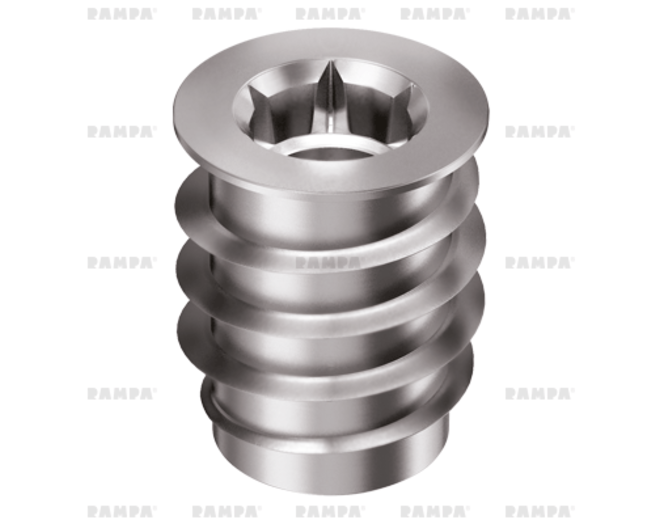 Rampabus SKD30, M4/8x10mm met rand verzinkt, VE=100