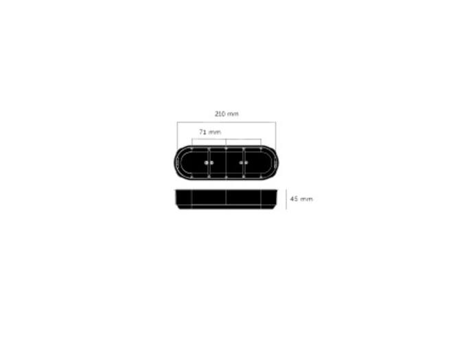 EU Plastic Back Box/3G/Round/45Mm Deep