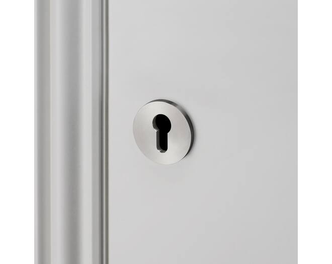 Escutcheon Plate/Euro Profile/Steel