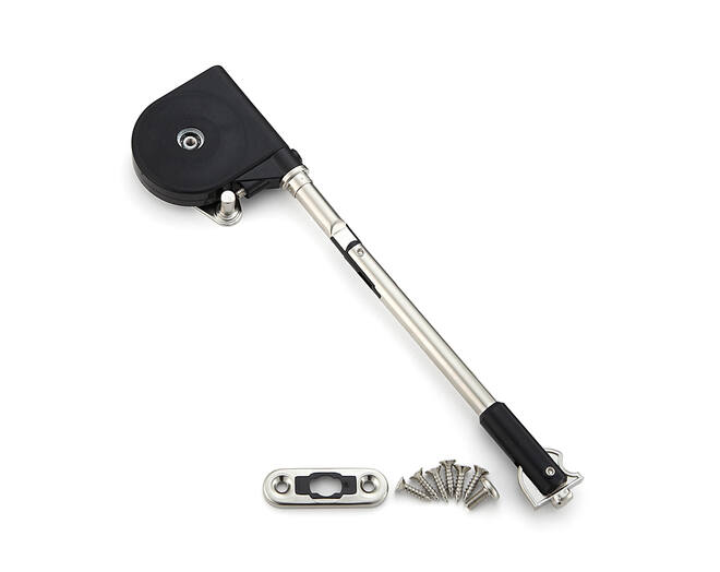 Klepschaar zwart soft close, zonder snapper
