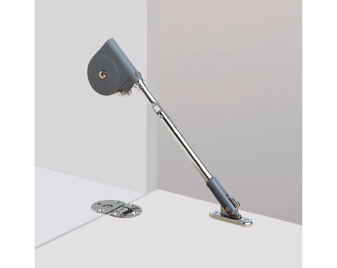 Klepschaar zwart soft close, zonder snapper