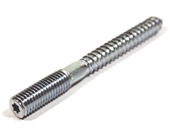 Tafelschroef M8x50mm verzinkt met Torx, zonder zeskant,