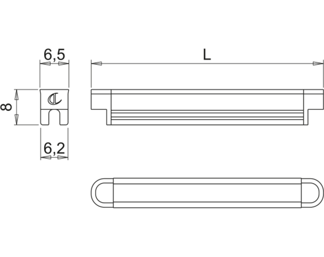FYNN Black links 24V Lengte:
