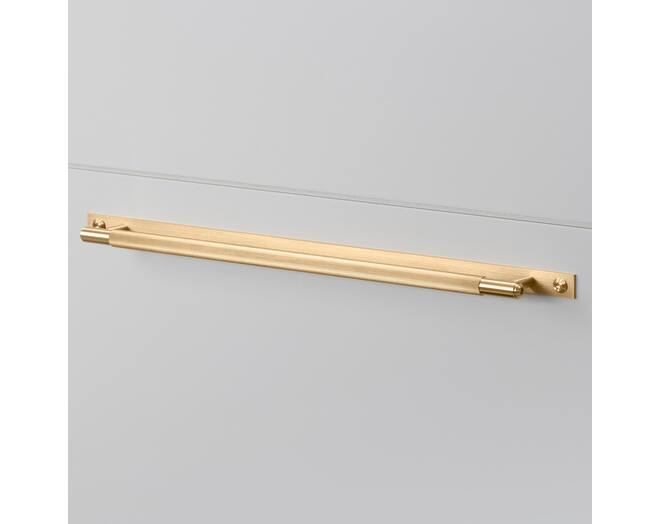 Pull Bar/Plate/Linear/Large 390Mm/Brass (Non US)