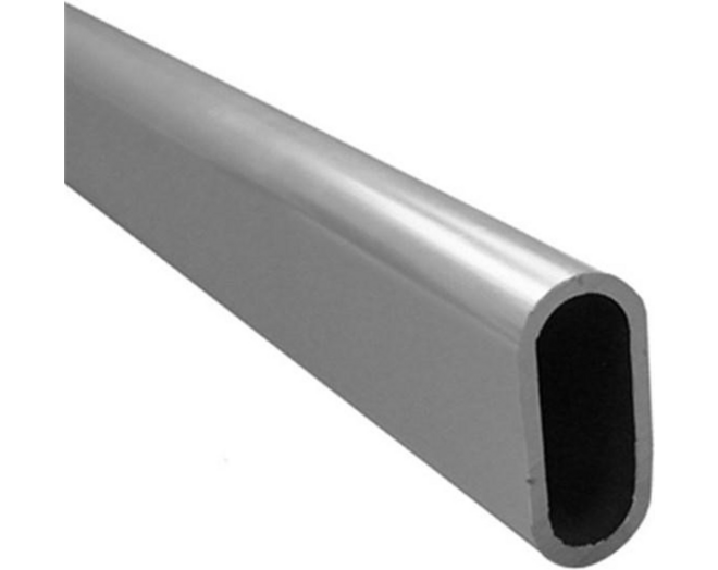 Roede 30x14mm aluminium naturel lengte 5000mm