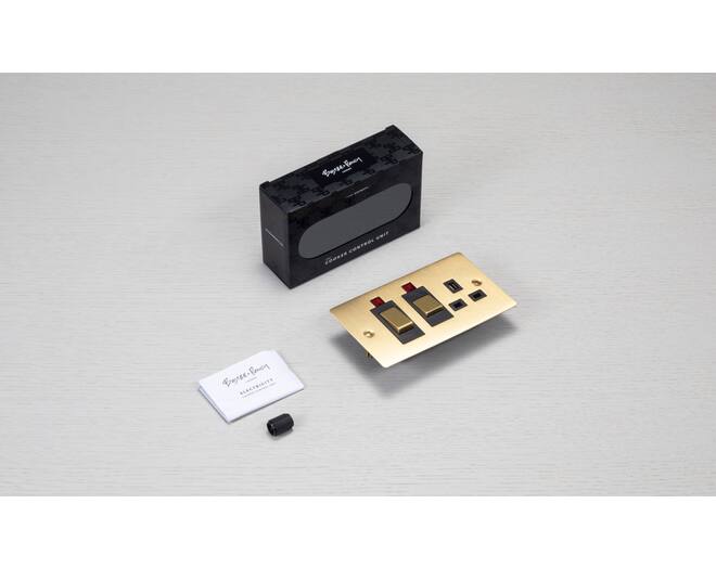 Cooker Control Unit w/ Neon - Smoke - Black Interior