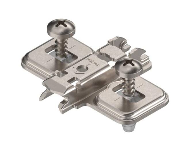 Kruismontageplaat EXPANDO 0mm met spreidplug 11,5mm