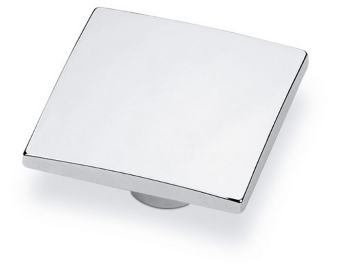 Knop WAVE glans chroom 80x80mm