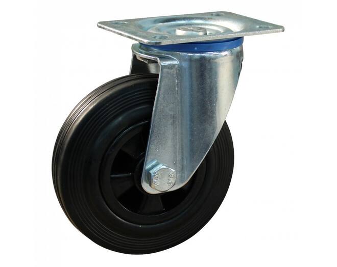Zwenkwiel 160x40mm hoogte 198mm, draagkracht 135 kilogram