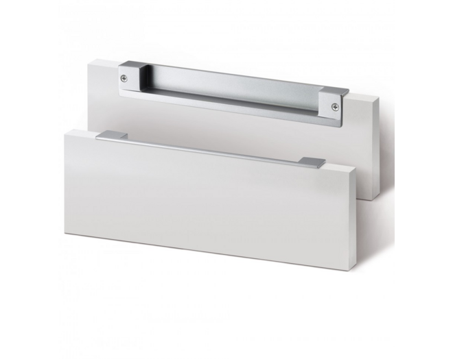 Komgreep aluminium 180x25mm, inlaat 157x19x18mm