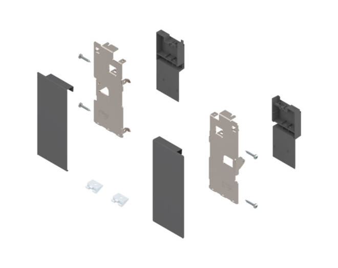 Legrabox fronthouderset K, oriongrijs