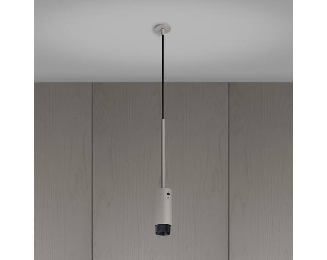 Exhaust Pendant/Cross/Stone/Black