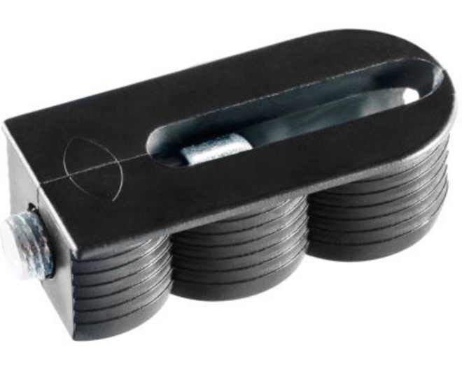 Cabineo 8, zwart, voor tussenwanden 12mm, ve=2000 stuks