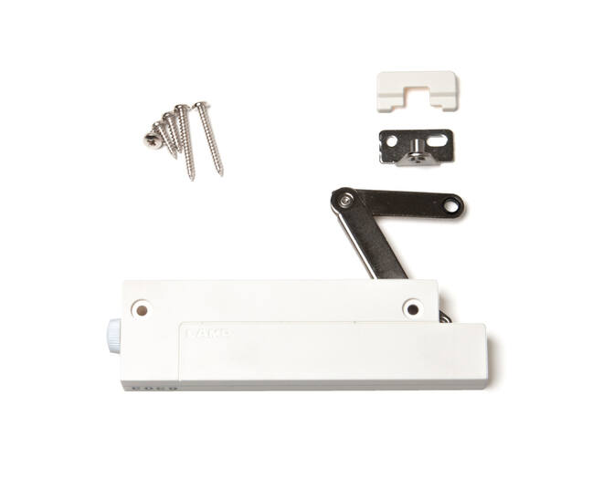 Klepmechaniek-vallende klep, wit soft close
