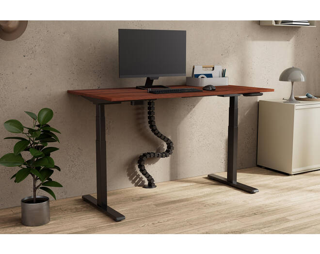 Fellowes kabelslang van 130cm met verzwaard voetplaat, zwart