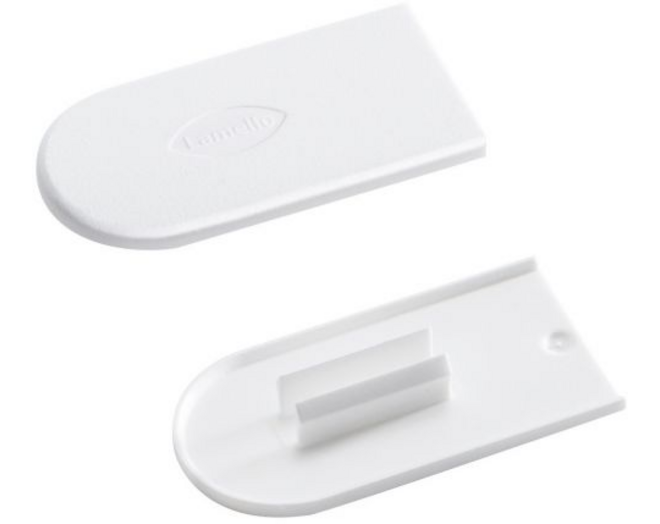Cabineo afdekkappen, 100 stuks, ral 9010, zuiver wit