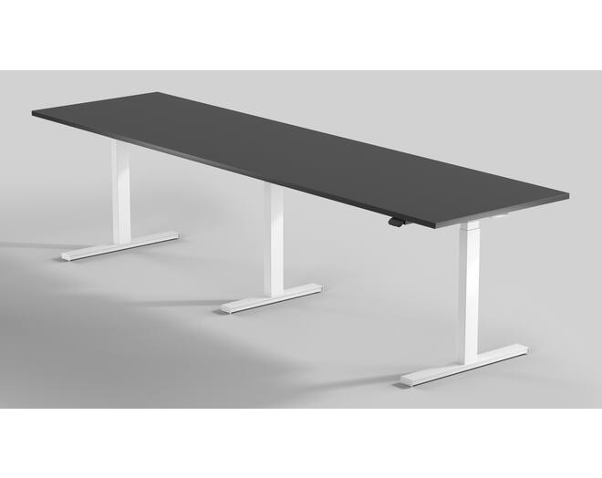 Milano Vergader voor een blad tot 4000mm. wit RAL9016