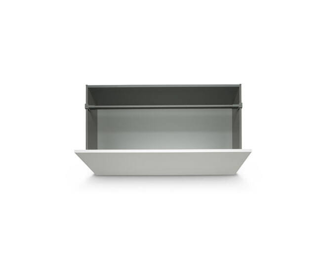 Dwarsreling voor MERIVOBOX boxcap en reling voor