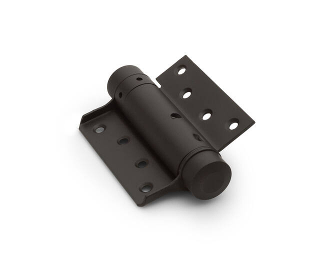 Bommer enkel, 30/100mm, deurdikte 25-30mm, zwart gelakt