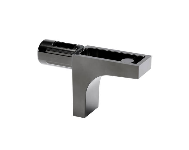 Plankdrager K Line zwart, stift 5mm